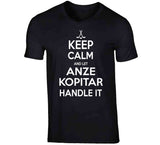 Anze Kopitar Keep Calm Handle It Los Angeles Hockey T Shirt