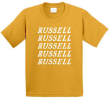 D'Angelo Russell X5 Los Angeles Basketball Fan T Shirt