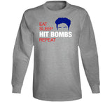 Cody Bellinger Eat Sleep Bombs Los Angeles Baseball Fan T Shirt