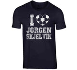 Jorgen Skjelvik I Heart Los Angeles Soccer T Shirt