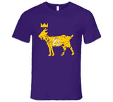 Distressed Goat 23 Los Angeles Basketball Fan T Shirt