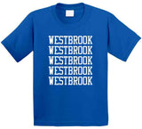 Russell Westbrook X5 Los Angeles Basketball Fan V2 T Shirt