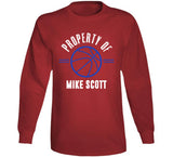 Property Of Mike Scott Los Angeles Basketball Fan T Shirt