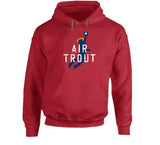 Mike Trout Air Los Angeles California Baseball Fan Distressed T Shirt