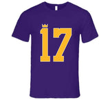 Lebron James 17 Titles 2020 Los Angeles Basketball Fan T Shirt