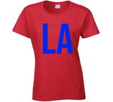 LA Los Angeles Basketball Fan v2 T Shirt