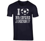 Bradford Jamieson IV I Heart Los Angeles Soccer T Shirt