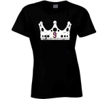 Bernie Nicholls Crown Distressed Los Angeles Hockey Fan T Shirt