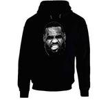 Lebron James Game Face Los Angeles Basketball Fan V2 T Shirt