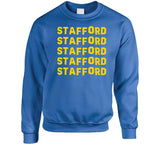 Matthew Stafford X5 La Football Fan V2 T Shirt