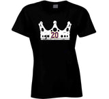 Luc Robitaille Crown Distressed Los Angeles Hockey Fan T Shirt