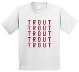 Mike Trout X5 Trout Los Angeles California Baseball Fan V2 T Shirt