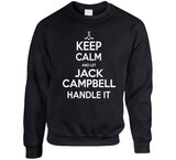 Jack Campbell Keep Calm Handle It Los Angeles Hockey T Shirt