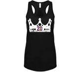 Luc Robitaille Crown Distressed Los Angeles Hockey Fan T Shirt
