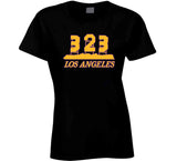 Lebron James Anthony Davis 323 Numbers Area Code La Basketball Fan V3 T Shirt