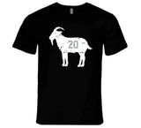 Luc Robitaille Goat Distressed Los Angeles Hockey Fan T Shirt