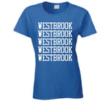 Russell Westbrook X5 Los Angeles Basketball Fan V2 T Shirt