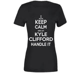 Kyle Clifford Keep Calm Handle It Los Angeles Hockey T Shirt