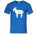 Merlin Olsen Goat Distressed La Football Fan T Shirt