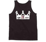 Butch Goring Crown Distressed Los Angeles Hockey Fan T Shirt