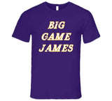 Big Game James James Worthy Distressed La Basketball Fan T Shirt