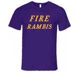 Fire Rambis La Basketball Fan T Shirt