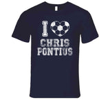 Chris Pontius I Heart Los Angeles Soccer T Shirt