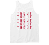 Mike Trout X5 Trout Los Angeles California Baseball Fan V2 T Shirt