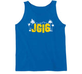 Jared Goff Jg16 Hollywood Sign La Football Fan T Shirt
