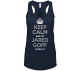 Jared Goff Keep Calm La Football Fan T Shirt