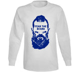 Fear The Beard Eric Weddle Los Angeles Football Fan Distressed T Shirt