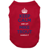 Mike Trout Keep Calm Los Angeles California Baseball Fan T Shirt