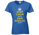 Sam Shields Keep Calm Handle It La Football Fan T Shirt