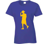 Austin Reaves Hillbilly Kobe Silhouette Fist Pump Basketball Fan Purple  T Shirt